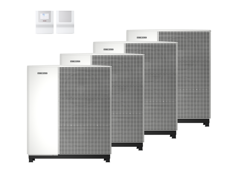 STIEBEL ELTRON Levegő-v&iacute;z hőszivatty&uacute; HPA-O 13.2 W Plus HC 400 4x Set