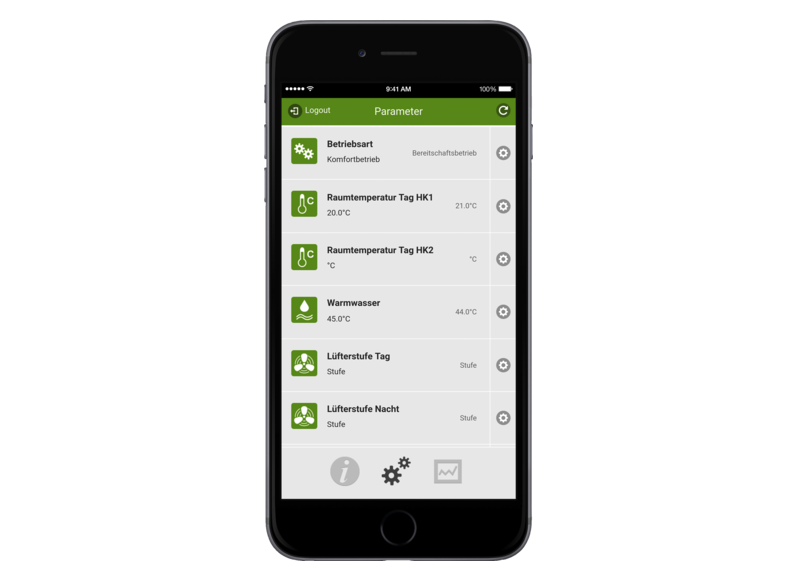 STIEBEL ELTRON Hőszivattyú vezérlés ISG web