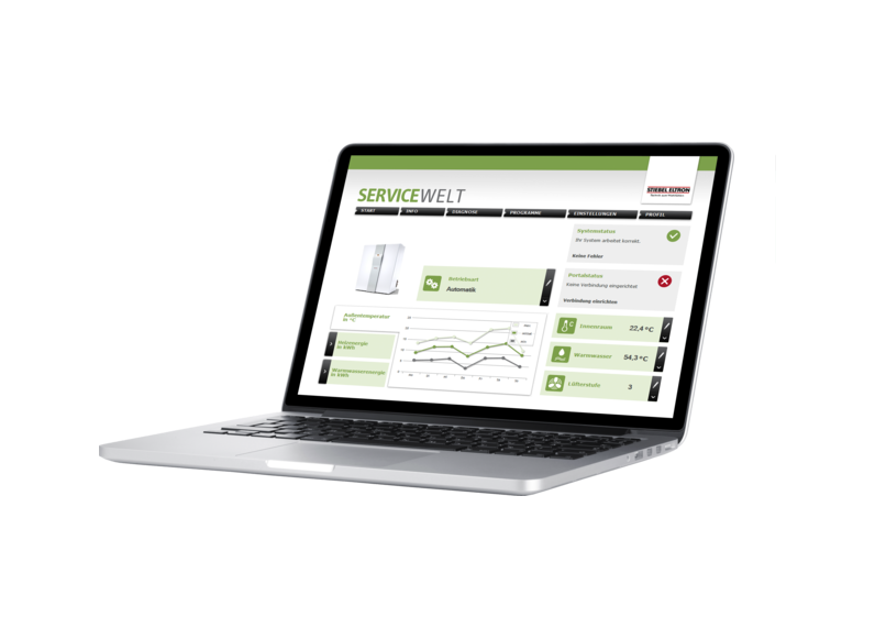 STIEBEL ELTRON Hőszivattyú vezérlés ISG web